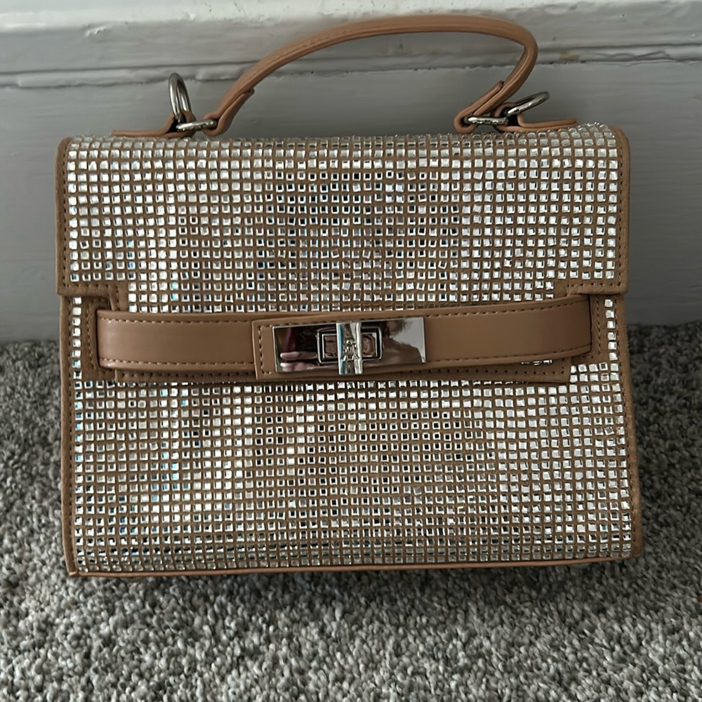 Steve Madden mini rhinestone handbag